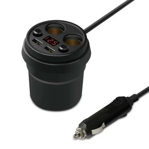 2 слота за зарядно за кола с GPS запалка