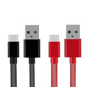 Рибна мрежа Тип C Micro USB кабел По-дебел плетен плат