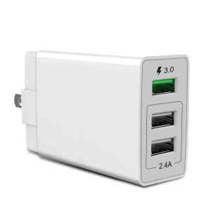 QC3.0 PSE сертифицирано зарядно устройство с 3 USB порта