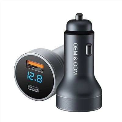 Зарядно за кола с LED дисплей
