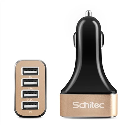 БЪРЗО зарядно за кола 4 USB порта Най-продавано зарядно за кола